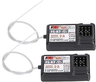 Flysky FS-A3 AFHDS2A 2.4G 3CH Receiver for GT2E GT2G Transmitter 2Pcs