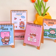 Cute Mini 2023 Calendar Portable Cute Desktop Small Desk Calendar Decoration Time Schedule Office Student Stationery