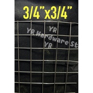 Stainless Steel Wire Mesh 3/4"x3/4" / Height 3FT / Thickness 1.2mm / Price Per Feet