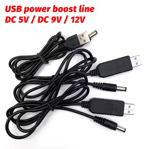 USB power boost line DC 5V to DC 9V / 12V Step UP Module USB Converter Adapter Cable 2.1x5.5mm Plug 