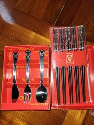 嘉頓餐具 筷子套裝及匙刀叉套裝 餐具