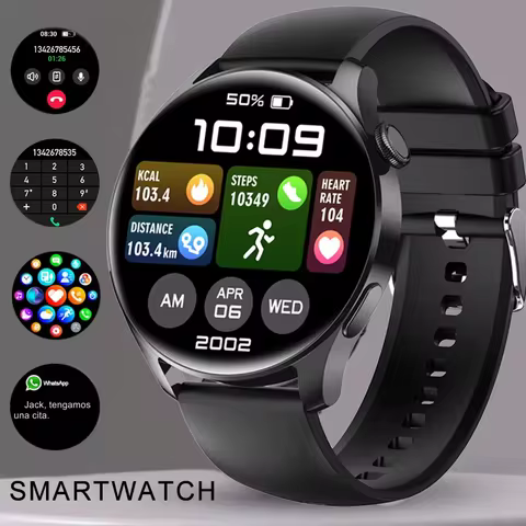 For Infinix Note 40 Pro+ Redmi K30 Ultra ZTE nubia Z30 Pro SmartWatch Men Sports watch Blood pressur