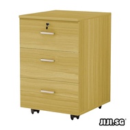 (JIJI SG) TESSA Commercial Office Mobile Pedestal (Pre-Assembled) -  Office / Furniture / Storage Drawers / Organizer