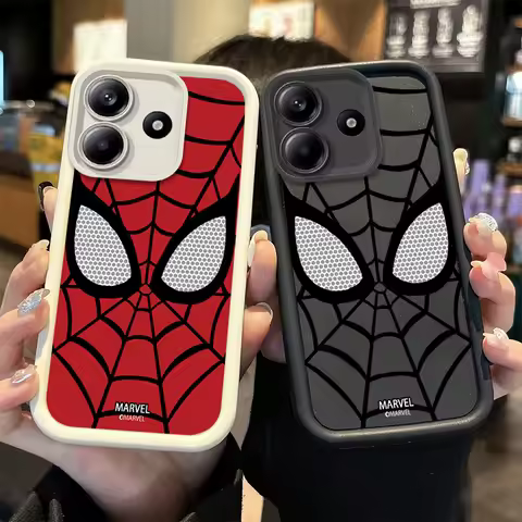 Marvel Spider Man Case For Xiaomi Redmi Note 14 13 12 11 10 Pro Plus 11S 10S 14C 13C 12C 10C A3 A3X 