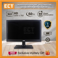 Salpido LED-1959 18.5" HD (1366X768) LED Monitor with VGA Port