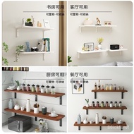 🚓Wall Shelf Flat Partition Boy Shelf Hanging Wall Hanging Shelf Display Shelf Wall Shelf Bracket Wood Board