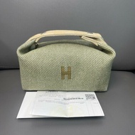 Hermes/愛馬仕 森林綠羊毛飯盒包 手提包 🈶購鉦