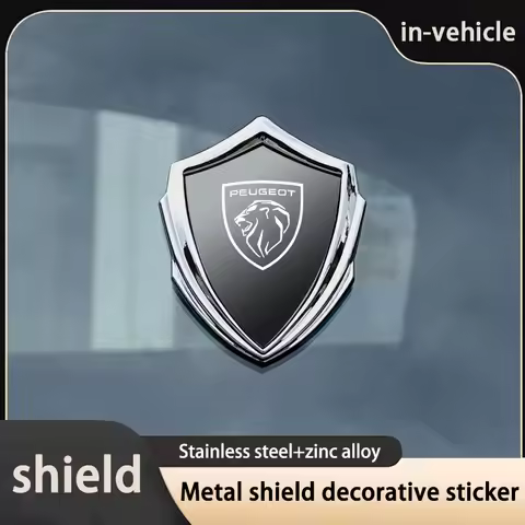 Motorcycle metal 3D sticker motorcycle trunk sticker for New Peugeot 208 3008 308 2008 207 107 508 6