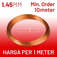 [METER] 1.45MM Copper Enamel Wire | Enameled Copper Wire EIW AIW 1.45MM Roll Dynamo Electric Motor T