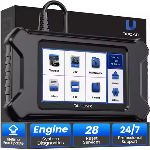 MUCAR CS90 OBD2 Scanner 28 Resets Services Lifetime Free Update Car Tools OBD II Diagnosis Engine Sy
