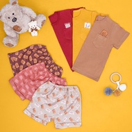 Mooi x Khong Guan Kids Suit Pocket Tee Set