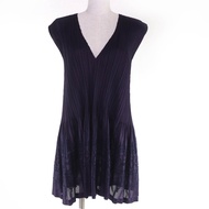 Excellent condition PLEATS PLEASE Issey Miyake PP33-JT695 mohair blend sleeveless tunic-length top, 