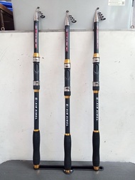 Ghotda Grosir Import Joran Pancing Laut Antena Carbon Fiber 2.1 M 2.4 M 2.7 M 3 Meter Murah Berkuali