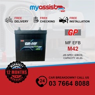 M42 | 60B20L | GP MF | Car Battery | Bateri Kereta | Myvi Bezza