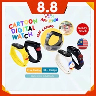 👨‍👩‍👧‍👦MEKIDS👨‍👩‍👧‍👦FOC ORICASING Waterproof LED Kids watch jam tangan budak jam tangan kanak kid bi