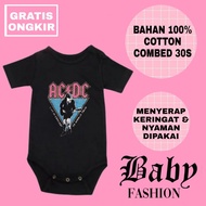 BABY JUMPER ACDC Live In Concert BAND METAL - BODYSUIT JUMPSUIT Rock Music BABY KIDS - BABY BOYS GIR
