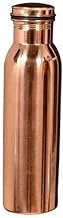 QUALITY GLOBAL Copper Plain Water Bottle with Lid Drinking Water Bottle 900ML