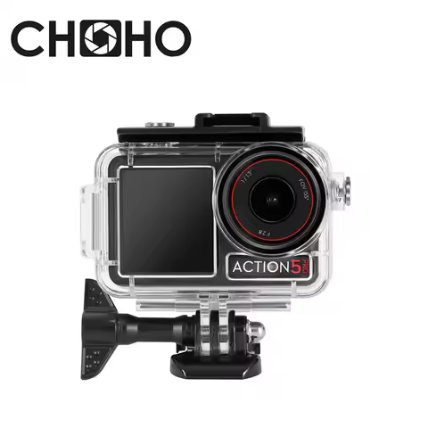 For DJI Osmo Action 5Pro Accessories 45M Diving Waterproof Case Housing Mount Shell UnderWater For D
