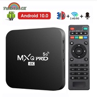 MXQ-PRO Smart TV Box Surround Sound Home Smart 2.4/5G Dual WIFI Media Player With Remote Control Digital Player Compatible For Android 10.0