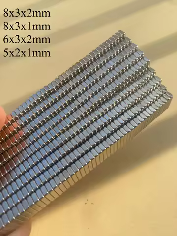 N52 8x3x2 8x3x1 6x3x2 5x2x1 Strong Neodymium Powerful Square Rectangle Magnet tiny Standard Size Ndf