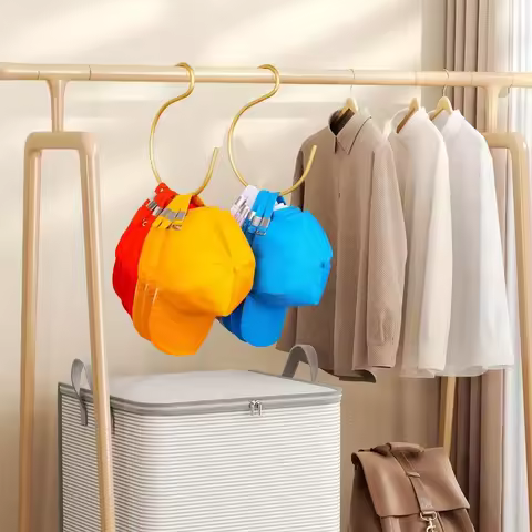 Hangers Rack Hat for Closet Durable Aluminum Hat Organizer for Closet Baseball Cap Rack Hat Hangers