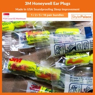 3M Honeywell Ear Plugs Earplugs Made In USA Soundproofing Sleep Improvement