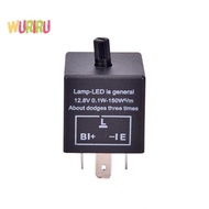 [Eighth] 12V 3-Pin LED Adjustable Car Flasher Flash Relay For Turn Signal Light CF13 [Preferred]