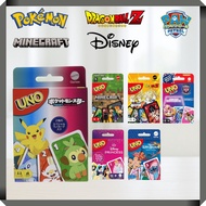 Mattel UNO Card Game Pokémon, MINECRAFT, Disney, DragonBall & More【Direct from Japan】
