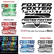 Upgrade Your For Mountain Bike Look with FOXTER Bike Carbon Fiber Vinyl Decal# MOTORLAND