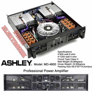 Power Ashley MD 4800 Original Class H power Amplifier 4 Channel
