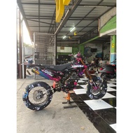 MOTORCYCLE TIRE COVER Ring 17 DFM RACING FULL PRINT UNIVERSAL SUPERMOTO SPORT BEBEK TIRE WRAP PRICE 