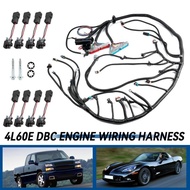 2026
 LS1 4L60E Engine Wiring Harness With 8PCS EV1 to Delphi Adapter, for GM 1997-2006  DBC LS Vort