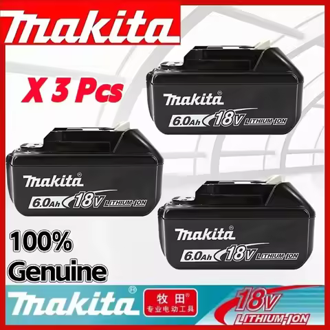 New 100% Genuine 18V 5/6/9Ah makita Battery for rechargeable large capacity Power Tools Replacement 