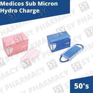 Medicos Sub Micron HydroCharge 4-Ply Surgical Face Mask 50's