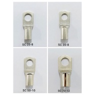 Tinned Copper Cable Lug Wire Connector Battery Terminal  -12/ SC 50-10 / SC 35-8 / SC25-8