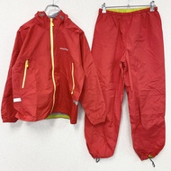 Mont-bell Rain Trekker 全拉鍊尼龍夾克，紅色，尺寸 160，古著