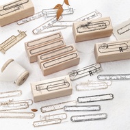 ENWEI 1 Pc [Border Imprint Series] Vintage Journal Seal Beech/Rubber Stamp Scrapbooking Tools School