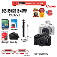 CANON EOS R50 KIT 18-45MM V-LOG BUNDLE SET (CANON MALAYSIA)