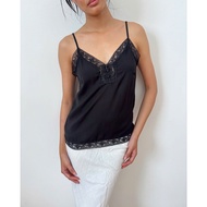 2hand silk/satin women's blouse
