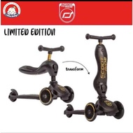 Scoot and ride Highwaykick 1 Limited Edition Black and Gold - Scooter for babies