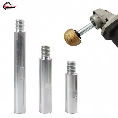 M14 Thread Angle Grinder Extension Connecting Rod 75/100/140mm Adapter Shaft Arm Polishing Round Pad