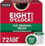 Eight O'Clock Coffee The Original Decaf, Single-Serve Coffee K-Cup Pods, Medium Roast, 12 Count (Pac
