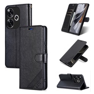 XICCI For Xiaomi Redmi Note 13 13Pro 13ProMax POCO F6 F6Pro X6 X6Pro Case Luxury Wallet PU Leather P