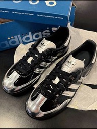 新店特惠atmos x adidas originals Samba“Tuxedo” 舒適耐磨 低幫板鞋 男女同款 黑銀色