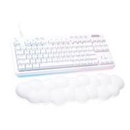 【Logitech 羅技】 G713 TKL (中刻茶軸) 機械式 電競鍵盤 白色 附手托 無數字鍵