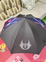 STAR WARS LIGHT UP UMBRELLA  星球大戰 光劍傘 防曬  太陽傘    發光   遮陽傘    長柄傘  黑膠直柄晴 雨傘  OBI-WAN KENOBI