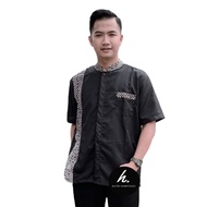 Batik HARYONO Muslim Koko Shirt For Adult Men Short Sleeve Combination