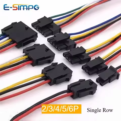 5pc Micro-Fit MX3.0 Single Row 2/3/4/5/6Pin Male Female 43025 43020 Plug Receptacle 20AWG 20/30/50cm