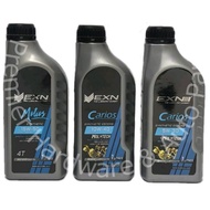 EXN - Motios 15W50 Motocycle oil, EXN - Carios Esters 10W40 Car Engine oil, EXN - Carios Esters 5W30
