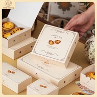 [Happiness ] Croissant Sunflower Egg Tarts Packaging Box French Egg Tarts Packaging Box Portuguese T